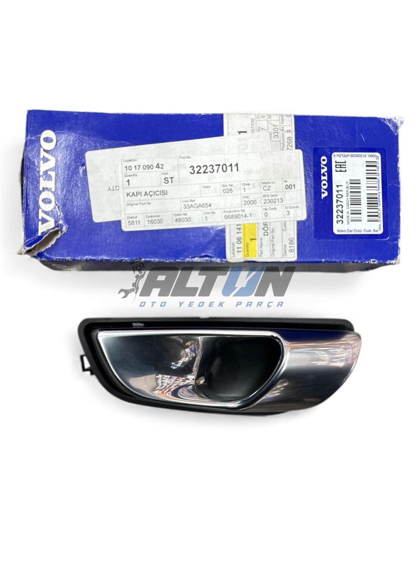 Sol İç Kapı Açma Kolu Volvo S60 V60 XC60